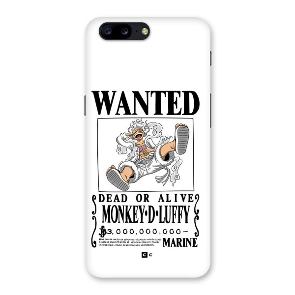 Munkey D Luffy Wanted  Back Case for OnePlus 5