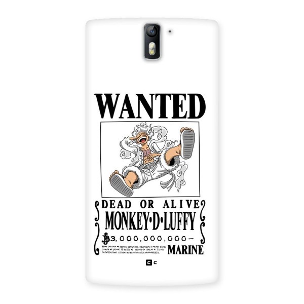 Munkey D Luffy Wanted  Back Case for OnePlus One
