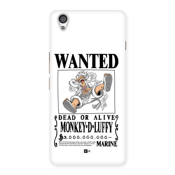 Munkey D Luffy Wanted  Back Case for OnePlus X