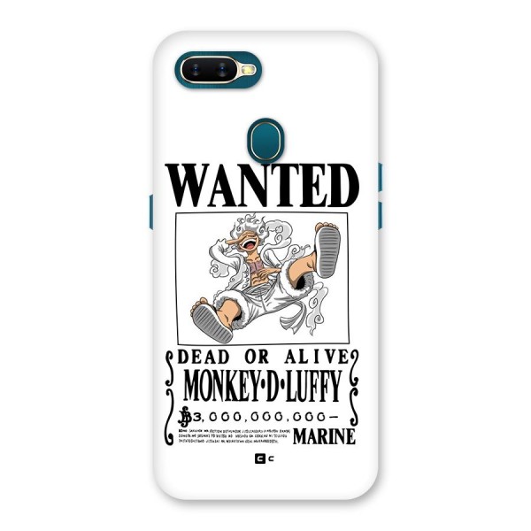 Munkey D Luffy Wanted  Back Case for Oppo A12s