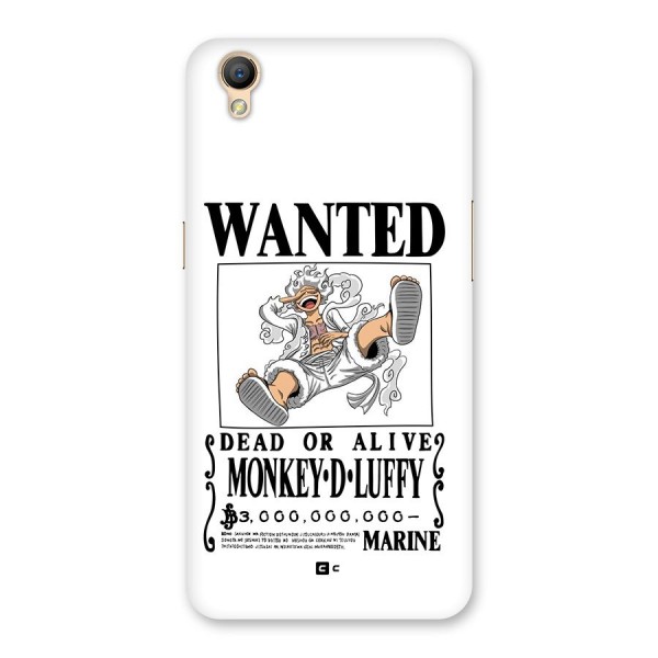 Munkey D Luffy Wanted  Back Case for Oppo A37