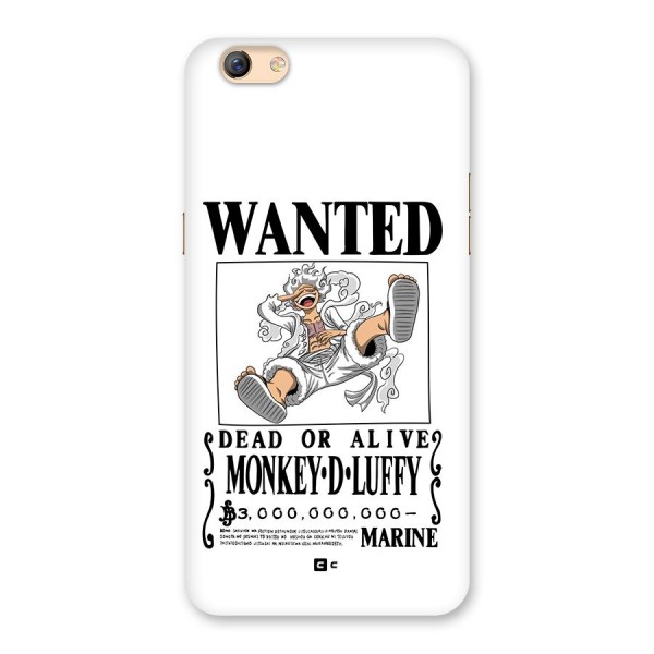 Munkey D Luffy Wanted  Back Case for Oppo F3 Plus