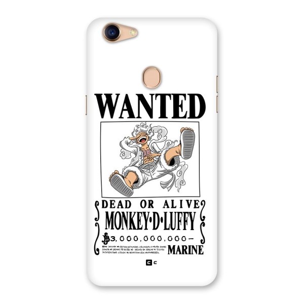 Munkey D Luffy Wanted  Back Case for Oppo F5