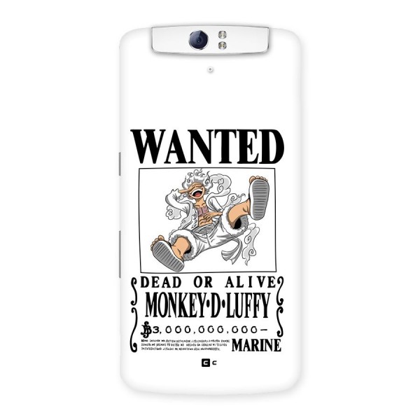 Munkey D Luffy Wanted  Back Case for Oppo N1
