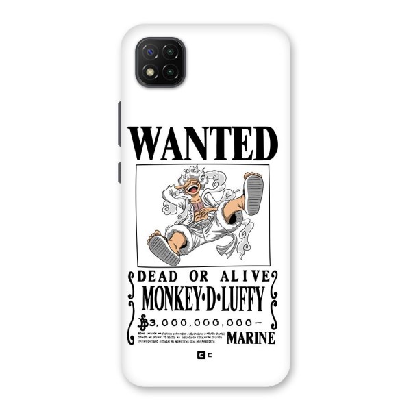 Munkey D Luffy Wanted  Back Case for Poco C3