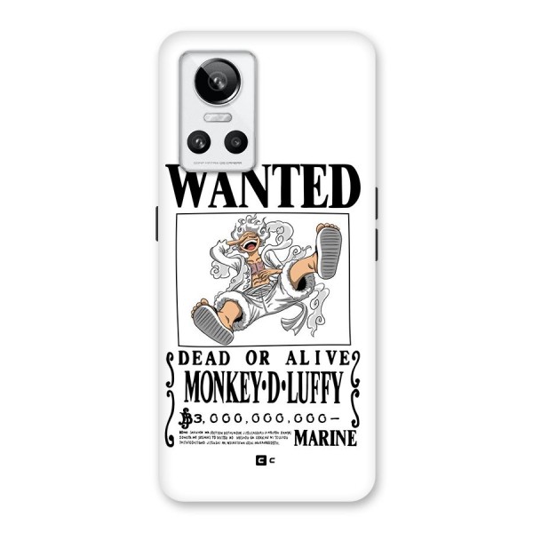 Munkey D Luffy Wanted  Back Case for Realme GT Neo 3