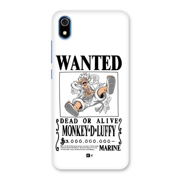 Munkey D Luffy Wanted  Back Case for Redmi 7A