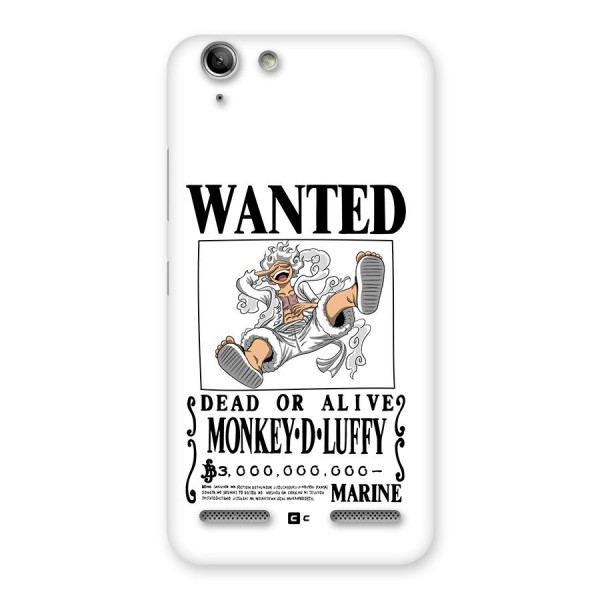 Munkey D Luffy Wanted  Back Case for Vibe K5