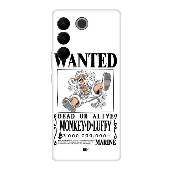 Munkey D Luffy Wanted  Back Case for Vivo V27