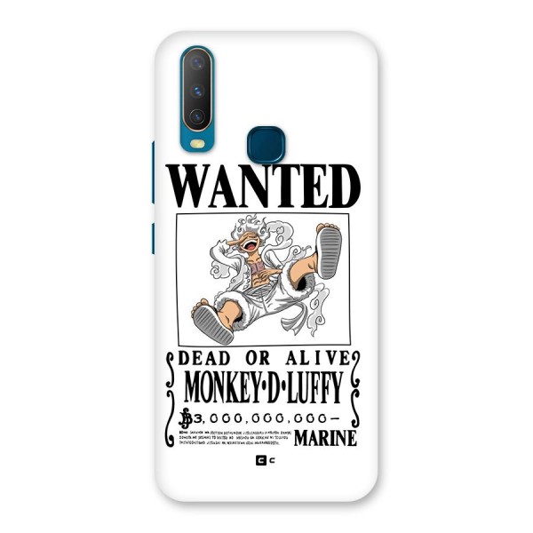 Munkey D Luffy Wanted  Back Case for Vivo Y11