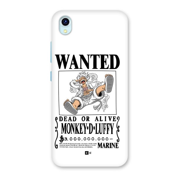 Munkey D Luffy Wanted  Back Case for Vivo Y1s