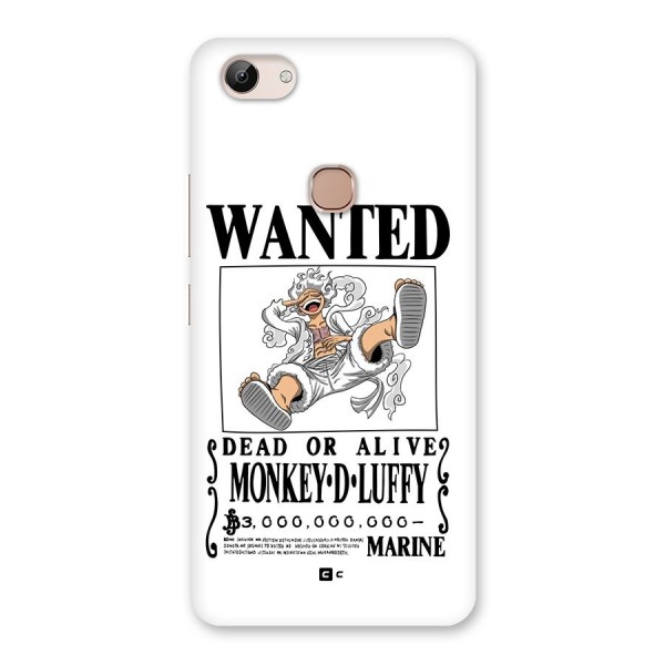 Munkey D Luffy Wanted  Back Case for Vivo Y83