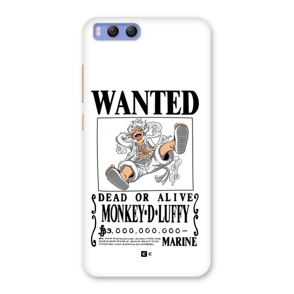 Munkey D Luffy Wanted  Back Case for Xiaomi Mi 6