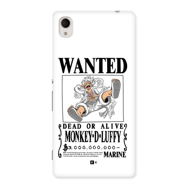Munkey D Luffy Wanted  Back Case for Xperia M4