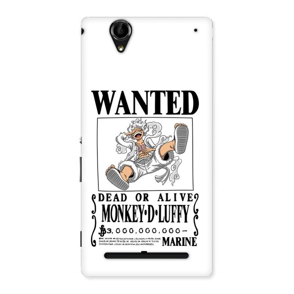 Munkey D Luffy Wanted  Back Case for Xperia T2