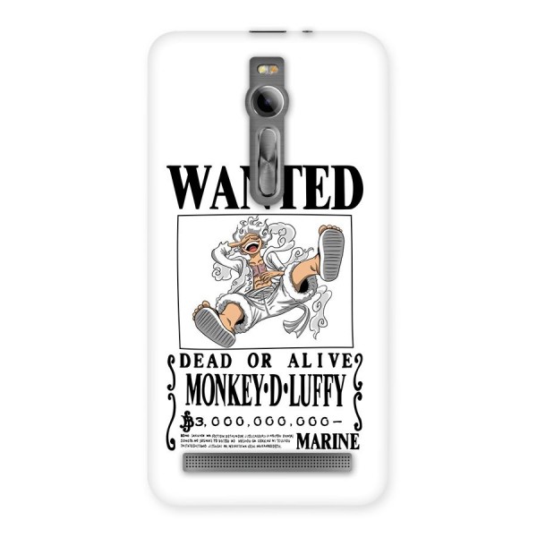 Munkey D Luffy Wanted  Back Case for Zenfone 2