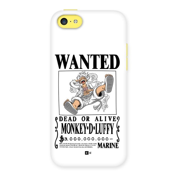 Munkey D Luffy Wanted  Back Case for iPhone 5C