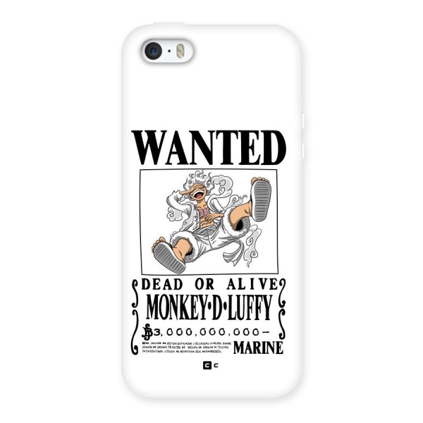 Munkey D Luffy Wanted  Back Case for iPhone 5 5s