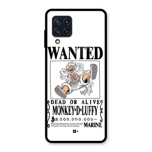 Munkey D Luffy Wanted  Glass Back Case for Galaxy M32