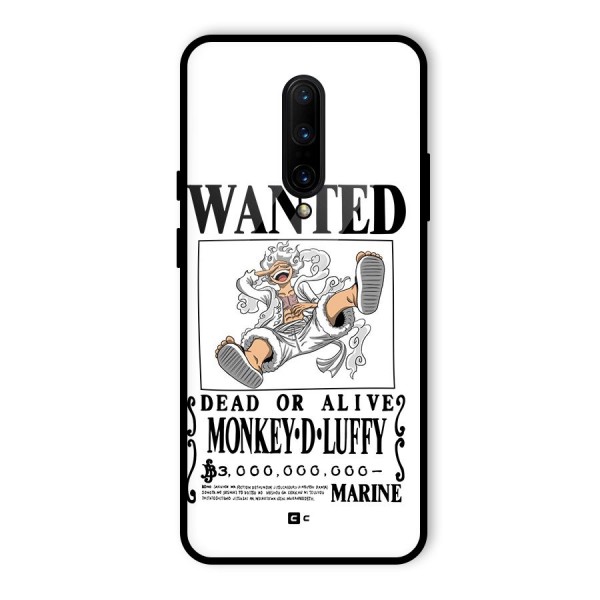 Munkey D Luffy Wanted  Glass Back Case for OnePlus 7 Pro