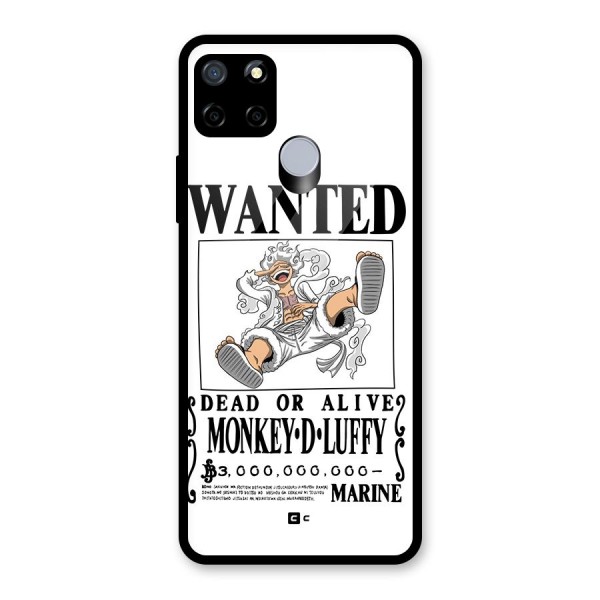 Munkey D Luffy Wanted  Glass Back Case for Realme C15