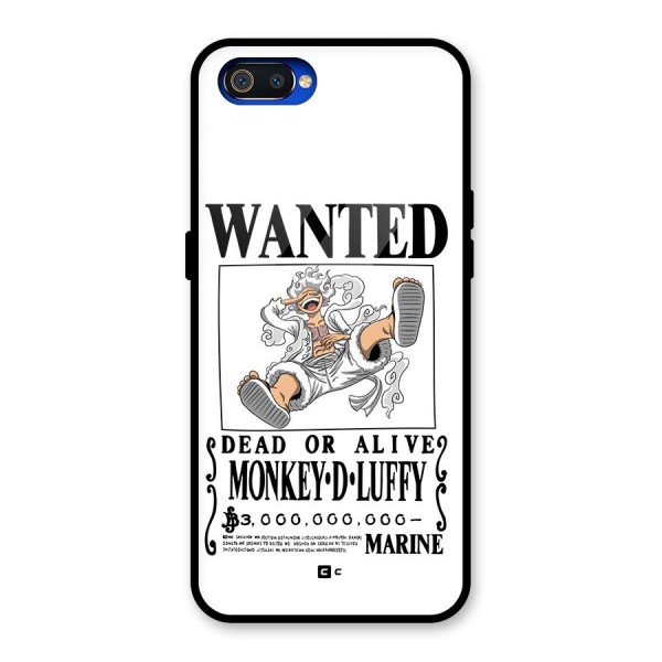Munkey D Luffy Wanted  Glass Back Case for Realme C2