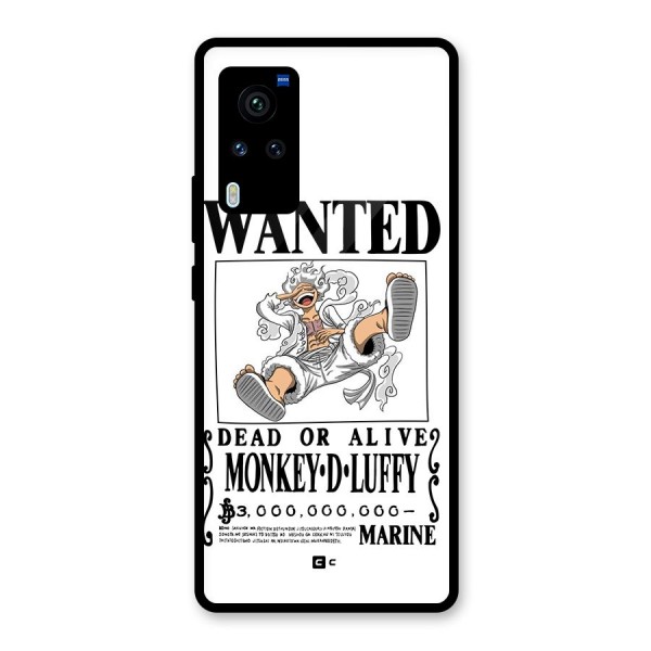 Munkey D Luffy Wanted  Glass Back Case for Vivo X60 Pro