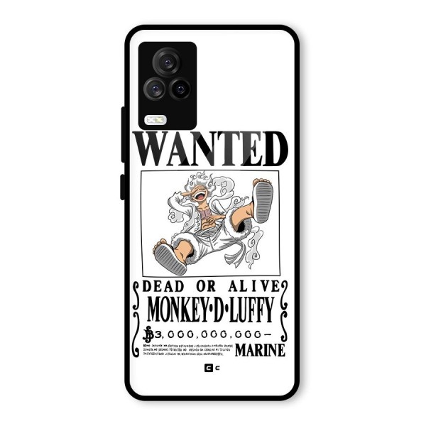 Munkey D Luffy Wanted  Glass Back Case for Vivo iQOO 7 Legend 5G