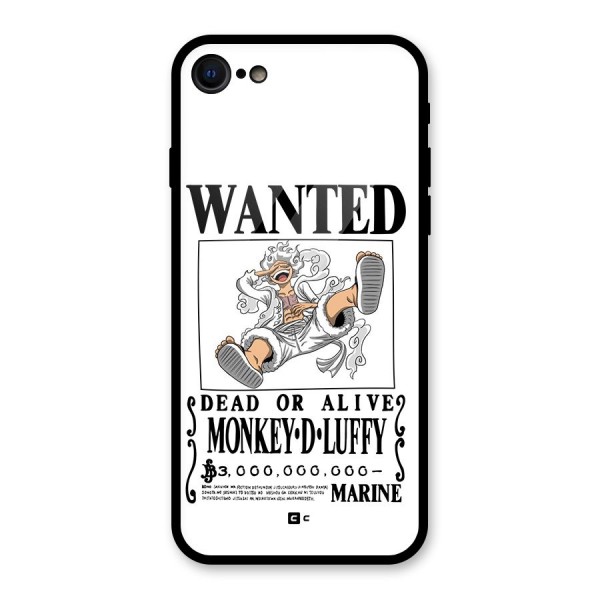 Munkey D Luffy Wanted  Glass Back Case for iPhone 7