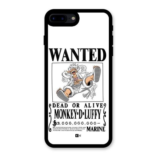 Munkey D Luffy Wanted  Glass Back Case for iPhone 7 Plus