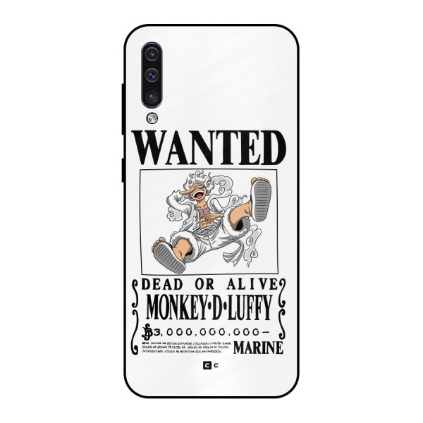 Munkey D Luffy Wanted  Metal Back Case for Galaxy A30s