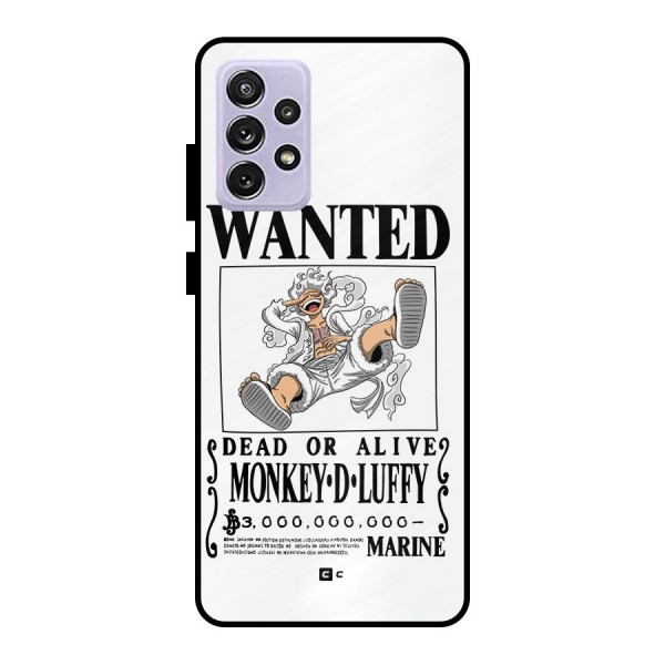 Munkey D Luffy Wanted  Metal Back Case for Galaxy A72