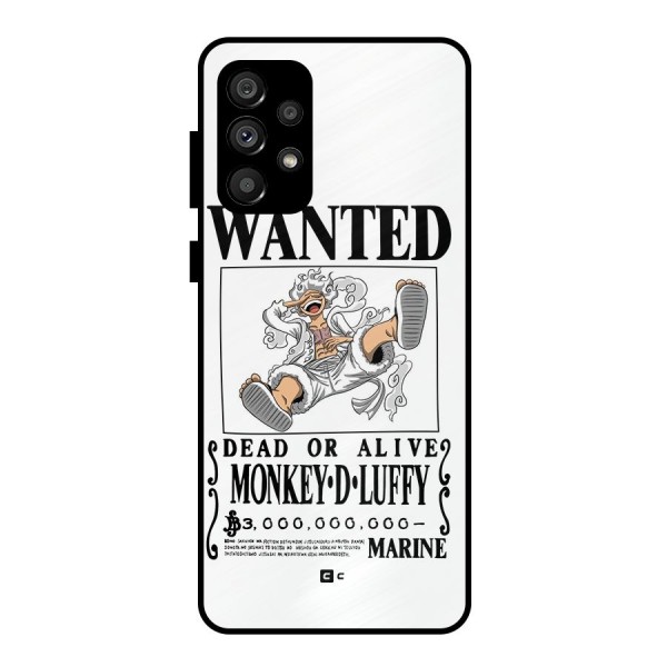 Munkey D Luffy Wanted  Metal Back Case for Galaxy A73 5G