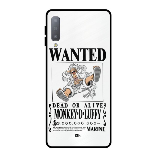 Munkey D Luffy Wanted  Metal Back Case for Galaxy A7 (2018)