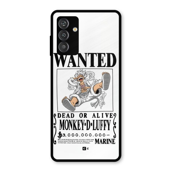 Munkey D Luffy Wanted  Metal Back Case for Galaxy M13