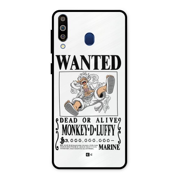 Munkey D Luffy Wanted  Metal Back Case for Galaxy M30