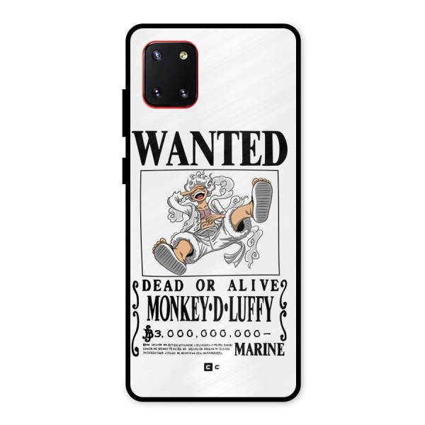 Munkey D Luffy Wanted  Metal Back Case for Galaxy Note 10 Lite