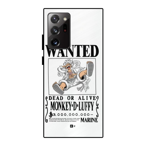 Munkey D Luffy Wanted  Metal Back Case for Galaxy Note 20 Ultra 5G