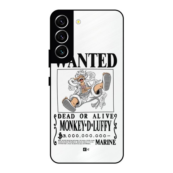Munkey D Luffy Wanted  Metal Back Case for Galaxy S22 5G