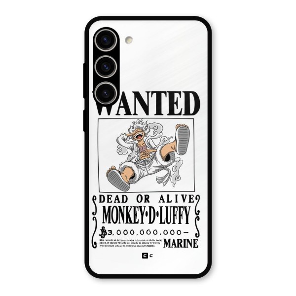 Munkey D Luffy Wanted  Metal Back Case for Galaxy S23 Plus