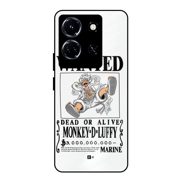 Munkey D Luffy Wanted  Metal Back Case for Infinix Note 30 5G