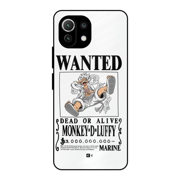 Munkey D Luffy Wanted  Metal Back Case for Mi 11 Lite