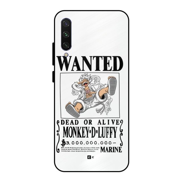 Munkey D Luffy Wanted  Metal Back Case for Mi A3