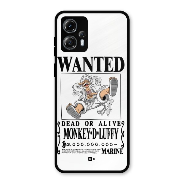 Munkey D Luffy Wanted  Metal Back Case for Moto G13