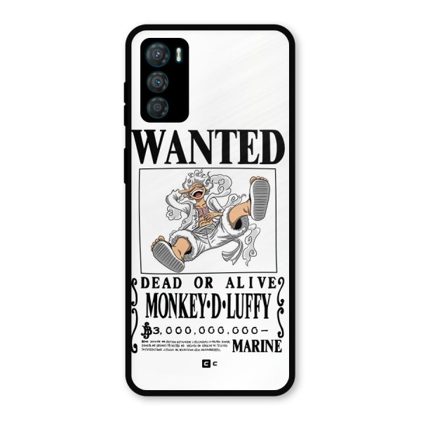 Munkey D Luffy Wanted  Metal Back Case for Moto G42