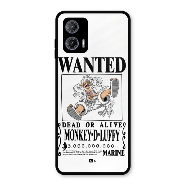 Munkey D Luffy Wanted  Metal Back Case for Moto G73