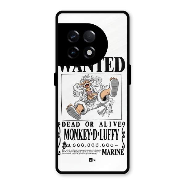 Munkey D Luffy Wanted  Metal Back Case for OnePlus 11R