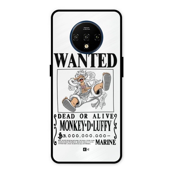 Munkey D Luffy Wanted  Metal Back Case for OnePlus 7T