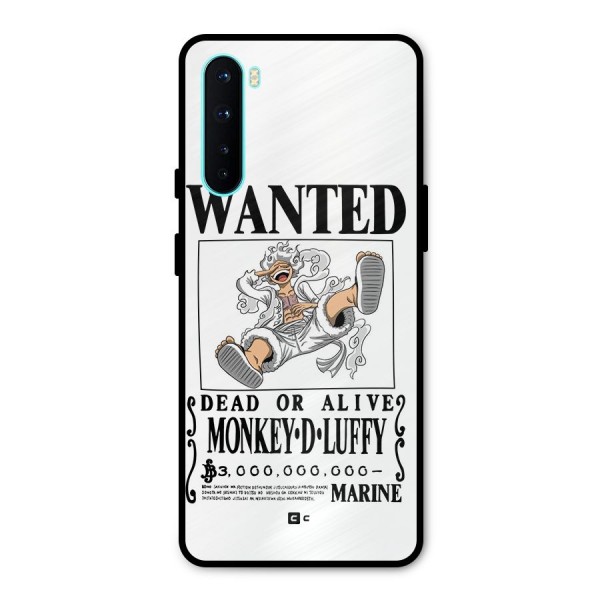 Munkey D Luffy Wanted  Metal Back Case for OnePlus Nord