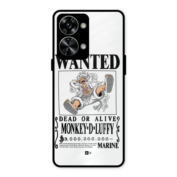 Munkey D Luffy Wanted  Metal Back Case for OnePlus Nord 2T